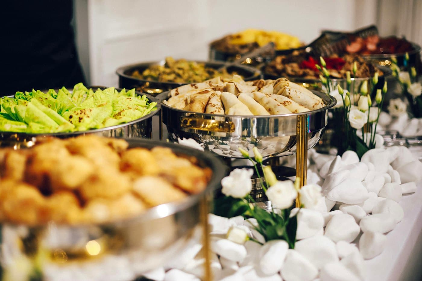 Buffet met verschillende gerechten